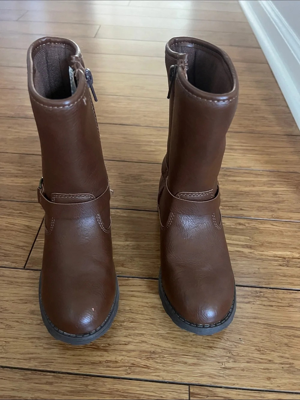 New Without Tags- Carter’s Kids Brown Mid-Calf Boots - Size 12